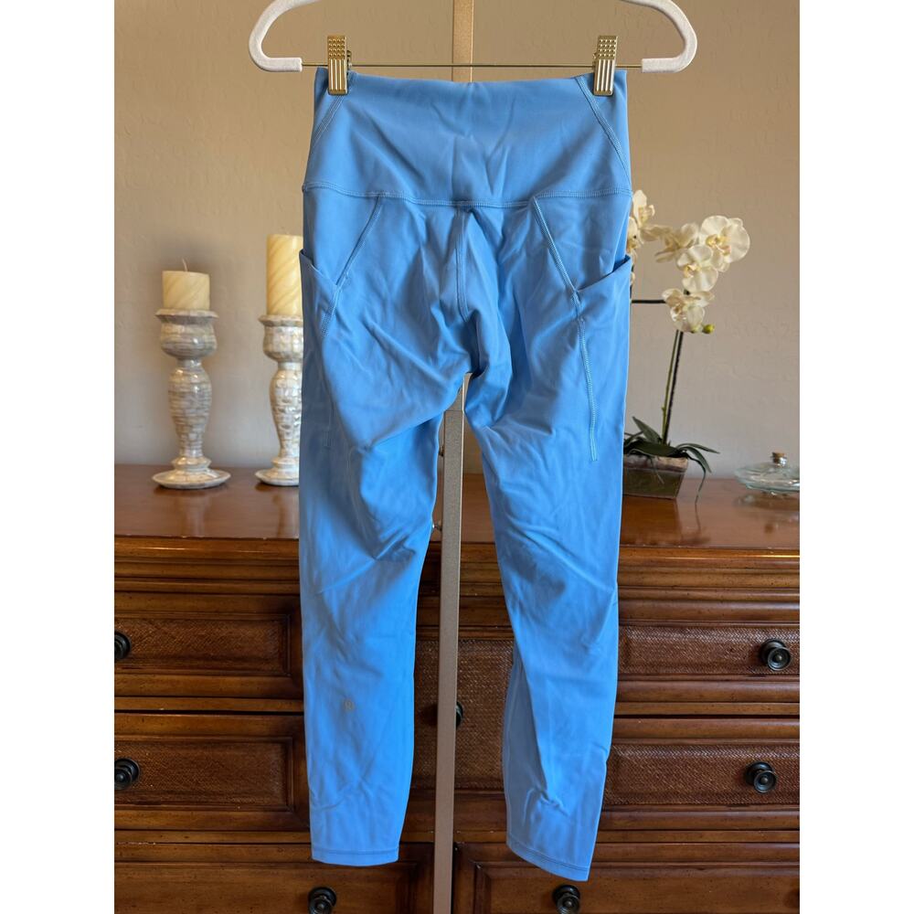 Lululemon Align High-Rise Pant 25” Blue Nile Leggings Size 6 - Picture 6 of 9